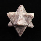 Japanese Natural Arknite Jasper 25.5mm Star Polyhedron 7.32g (ID:91471)