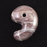 Japanese Natural Arknite Jasper 34mm Magatama 14.3g (ID:91483)