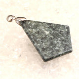 Japanese Natural Tono Amphibolite Fan Shape Pendanttop 8.0g (ID:91606)