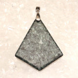 Japanese Natural Tono Amphibolite Fan Shape Pendanttop 8.0g (ID:91606)