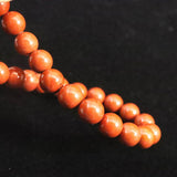 Japanese Natural Akadama Jasper 6.5mm Bead Bracelet 12.7g (ID:91631)