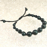 Izumo Jasper 石 Grade SA 紐網 Bead Bracelet 10mm 12.4g with Directory Card (ID:92729)