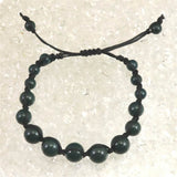Izumo Jasper Stone Grade SA Braided Cord 10mm Bead Bracelet 12.4g (ID:92729)