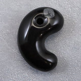 Japanese Natural Obsidian 32mm Magatama 11.0g (ID:93094)