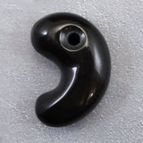 Japanese Natural Obsidian 32mm Magatama 11.0g (ID:93094)