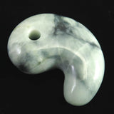 Natural Itoigawa Jadeite Green 78mm Magatama 268.5g with Certificate (ID:93613)