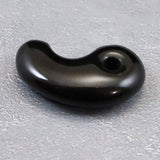 Japanese Natural Obsidian 27mm Magatama 3.7g (ID:93892)