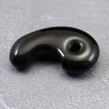 Japanese Natural Obsidian 27mm Magatama 3.7g (ID:93892)