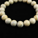 Japanese Natural Tourmaline Himekawa Rhyolite 10mm Bead Bracelet 28.0g (ID:93983)