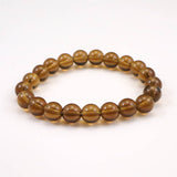 Japanese Natural Smoky Quartz 9mm Bead Bracelet 22.6g (ID:94524)