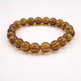 Japanese Natural Smoky Quartz 9mm Bead Bracelet 22.6g (ID:94524)