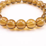 Japanese Natural Smoky Quartz 9mm Bead Bracelet 22.6g (ID:94524)