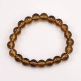 Japanese Natural Smoky Quartz 9mm Bead Bracelet 22.6g (ID:94524)