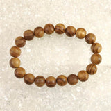 Japanese Natural Ise Cedar Wood 10.5mm Bead Bracelet 6.9g (ID:95077)