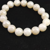 Japanese Natural Agate 12mm Bead Bracelet 42.8g (ID:95568)