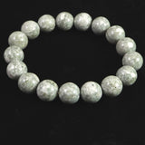 Japanese Natural Mt. Fuji Sazare Stone Bead Bracelet 12mm 41.0g with Certificate (ID:96768)
