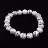 Japanese Natural Angel Snow Lite 10mm Bead Bracelet 26.2g (ID:96864)