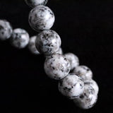 Japanese Natural Angel Snow Lite 10mm Bead Bracelet 26.2g (ID:96864)