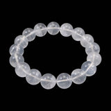 Japanese Natural Quartz 12mm Bead Bracelet 42.3g (ID:96903)