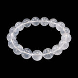 Japanese Natural Quartz 12mm Bead Bracelet 42.3g (ID:96903)