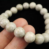 Japanese Natural Tourmaline Himekawa Rhyolite 10mm Bead Bracelet 27.5g (ID:97175)