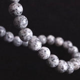 Japanese Natural Angel Snow Lite 6mm Bead Bracelet 9.8g (ID:97265)