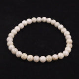 Japanese Natural Ninigi Quartz 6mm Bead Bracelet 9.8g (ID:97430)