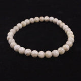 Japanese Natural Ninigi Quartz 6mm Bead Bracelet 9.8g (ID:97430)