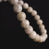 Japanese Natural Ninigi Quartz 6mm Bead Bracelet 9.8g (ID:97430)
