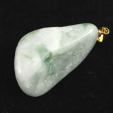 Natural Itoigawa Jadeite Light Green Pendant 12.3g with Certificate (ID:97535)