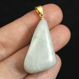 Natural Itoigawa Jadeite Light Green Pendant 12.3g with Certificate (ID:97535)