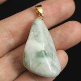 Natural Itoigawa Jadeite Light Green Pendant 12.3g with Certificate (ID:97535)