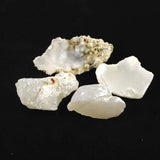 Japanese Natural Chalcedony 40mm Rough Stone Set of 4 80.1g (ID:98136)