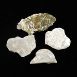 Japanese Natural Chalcedony 40mm Rough Stone Set of 4 80.1g (ID:98136)