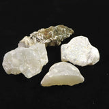 Japanese Natural Chalcedony 40mm Rough Stone Set of 4 80.1g (ID:98136)