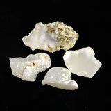 Japanese Natural Chalcedony 40mm Rough Stone Set of 4 80.1g (ID:98136)