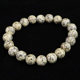 Japanese Natural Kurama Diorite 10mm Bead Bracelet 28.3g (ID:98178)