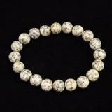 Japanese Natural Kurama Diorite 10mm Bead Bracelet 28.3g (ID:98178)