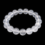 Japanese Natural Quartz 12mm Bead Bracelet 42.9g (ID:98187)