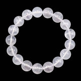 Japanese Natural Quartz 12mm Bead Bracelet 42.9g (ID:98187)