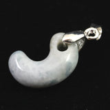 Natural Itoigawa Jadeite Blue Magatama Pendant 3.3g with Certificate (ID:98202)