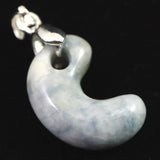 Natural Itoigawa Jadeite Blue Magatama Pendant 3.3g with Certificate (ID:98202)