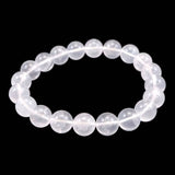 Japanese Natural Quartz 10mm Bead Bracelet 29.4g (ID:98371)