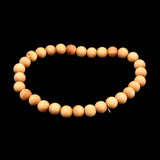 Japanese Natural Izumo Black Pine Wood 6mm Bead Bracelet 3.1g (ID:98602)