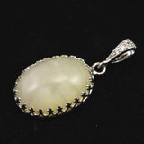 Japanese Natural Quartz 19mm Oval Pendanttop 3.6g (ID:98764)