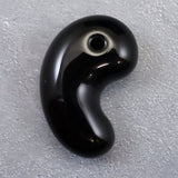 Japanese Natural Obsidian 30mm Magatama 7.7g (ID:98802)