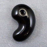 Japanese Natural Obsidian 30mm Magatama 7.7g (ID:98802)