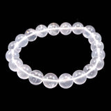 Japanese Natural Quartz 10mm Bead Bracelet 29.5g (ID:98850)