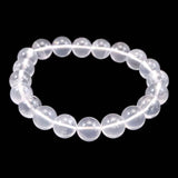 Japanese Natural Quartz 10mm Bead Bracelet 29.5g (ID:98850)