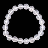 Japanese Natural Quartz 10mm Bead Bracelet 29.5g (ID:98850)
